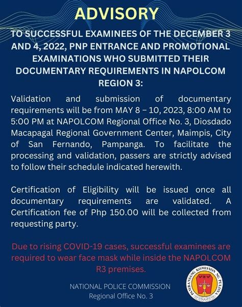 www.napolcom.gov.ph region 8|ADVISORY The National Police .